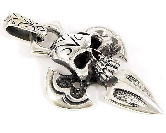 Big Skull Pendant Necklace - Main Image