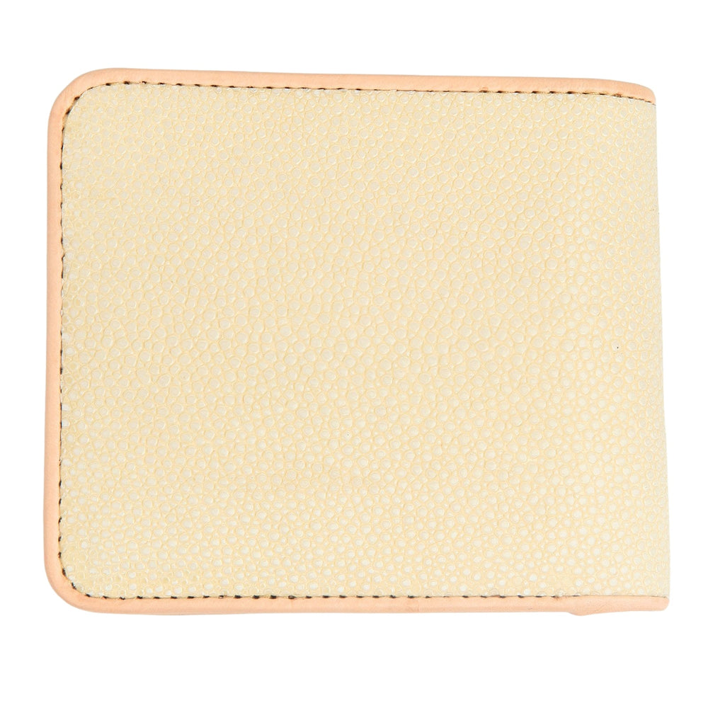 Pearl White Genuine Stingray Leather Wallet