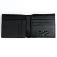 Black Long White Pearl Stingray Leather Men's Wallet