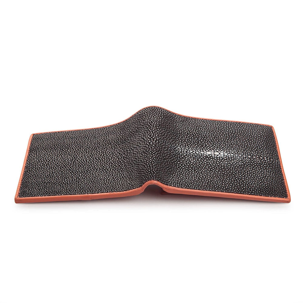 Twotone Black Brown Stingray Wallet