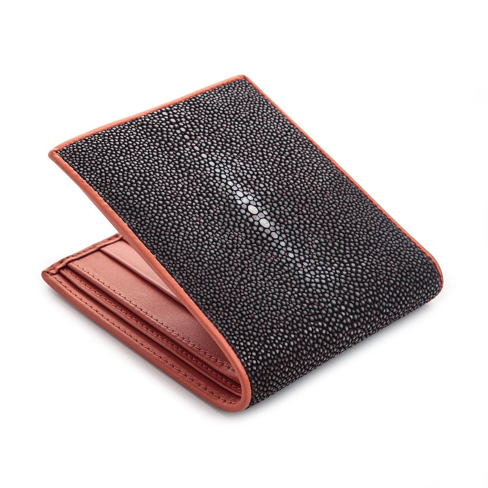 Twotone Black Brown Stingray Wallet