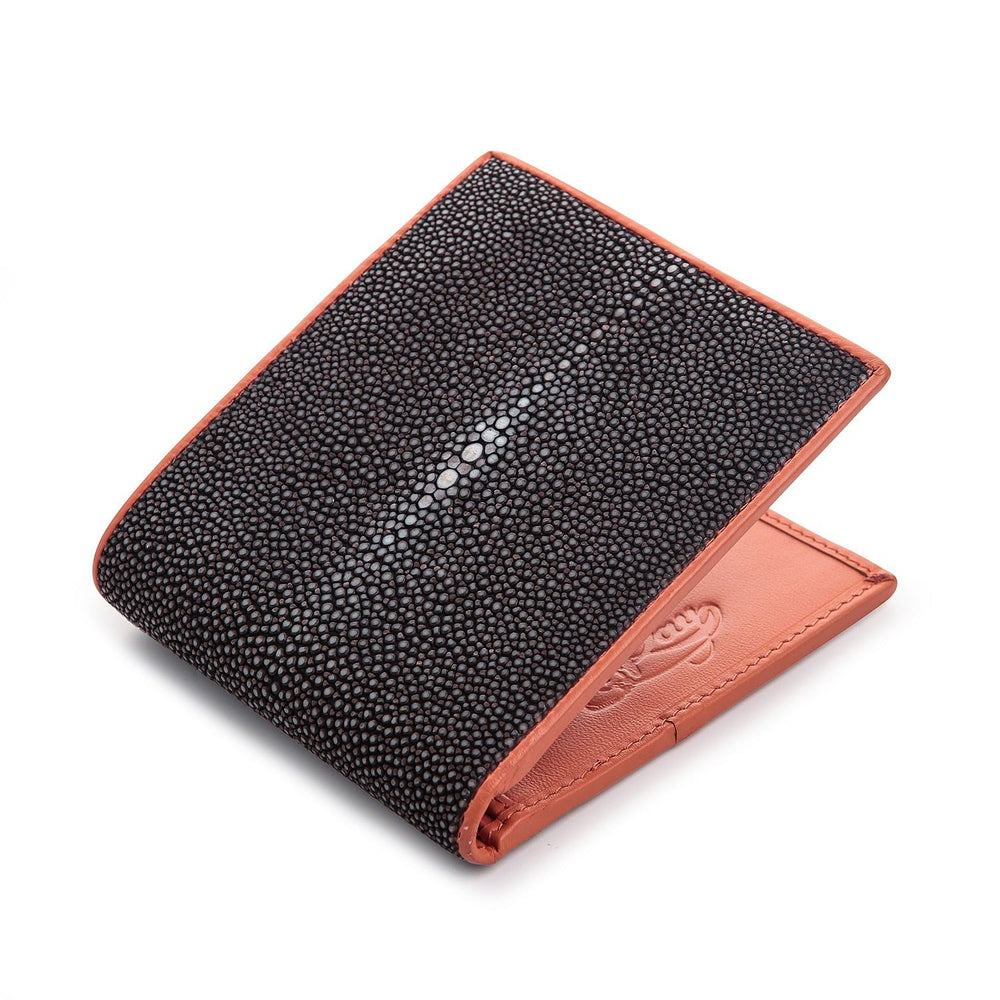 Twotone Black Brown Stingray Wallet