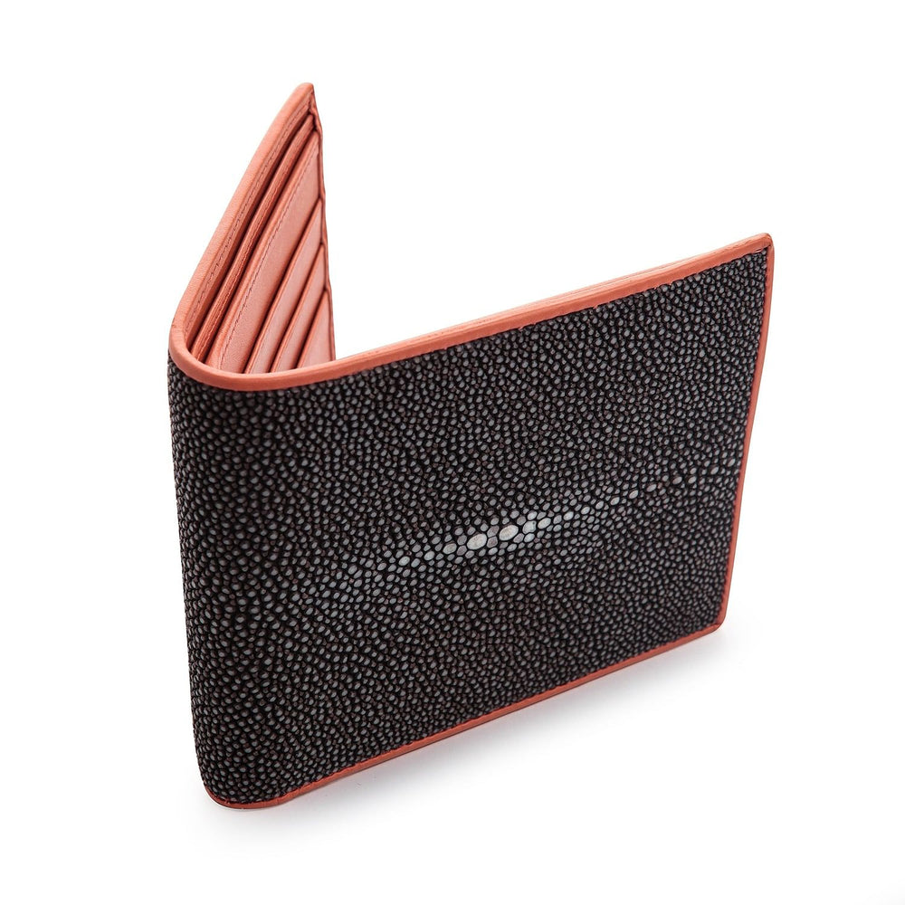 Twotone Black Brown Stingray Wallet