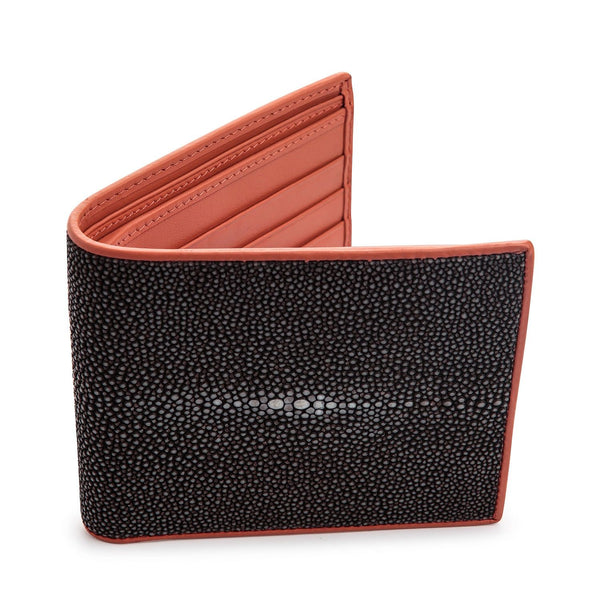 Twotone Black Brown Stingray Wallet