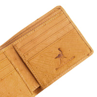 Butter Tan Genuine Ostrich Leather Wallets