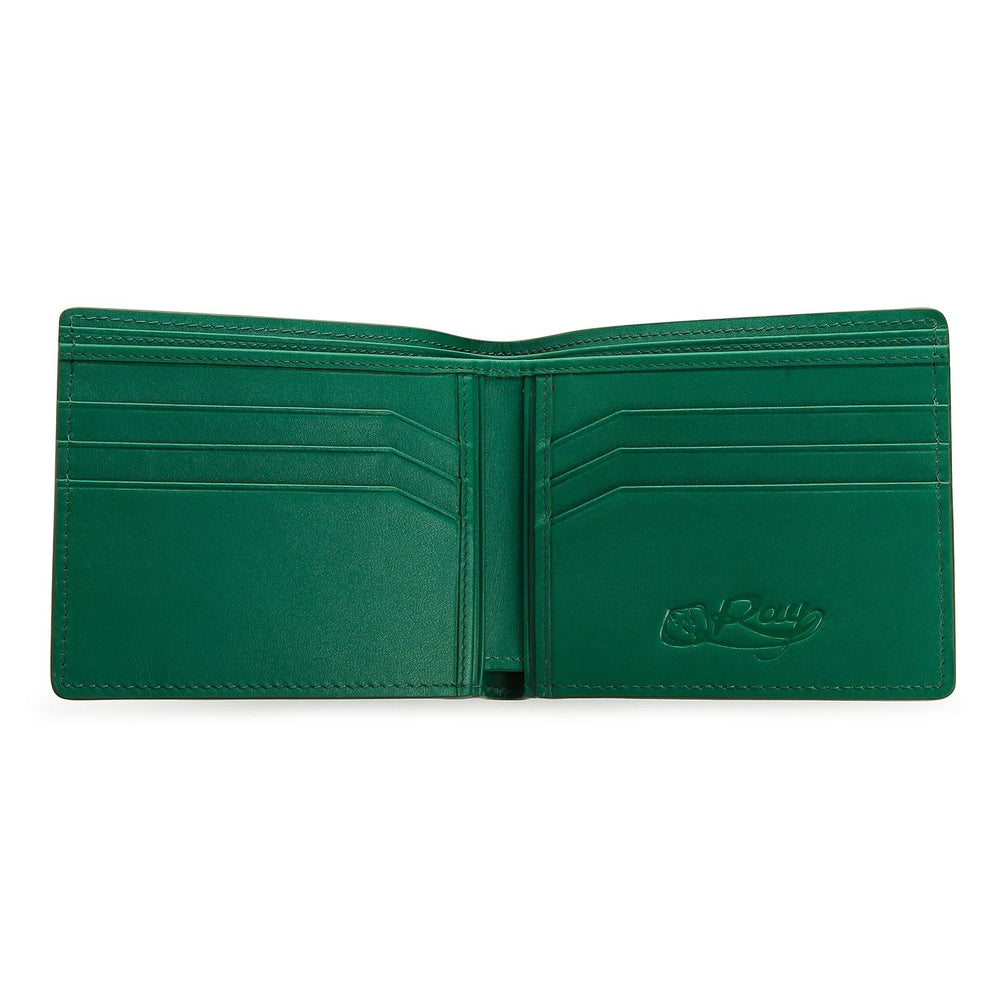 Green Polished Stingray Wallet