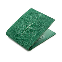 Green Polished Stingray Wallet