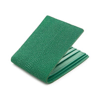 Green Polished Stingray Wallet