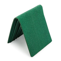 Green Polished Stingray Wallet