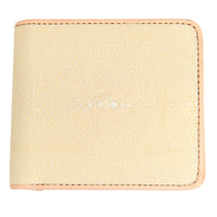 Pearl White Genuine Stingray Leather Wallet