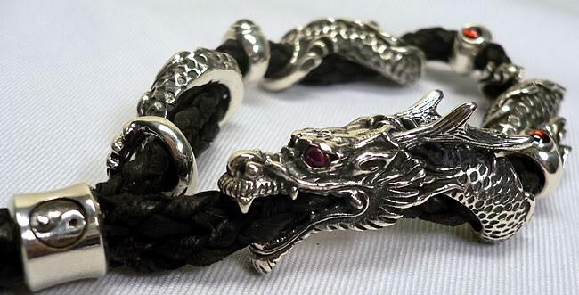 Ruby Dragon Bracelets